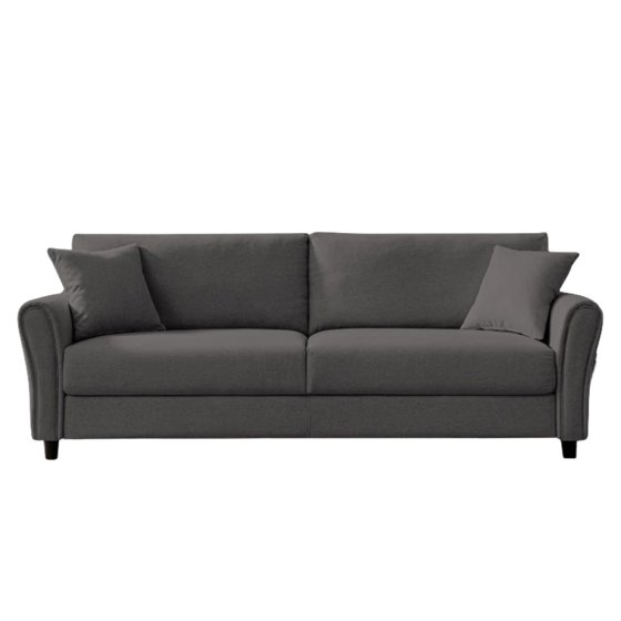 Sofa Valeria Grau Zweisitzer 