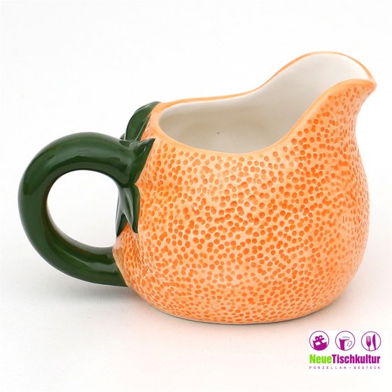 Milchkännchen mit Gesicht Orange 