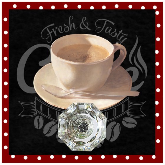 Wandhaken 4er-Set Coffee 