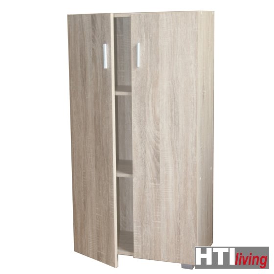 Sideboard Kommode 2 Türen Sonoma Schrank Stauraum 60 x 115 cm 