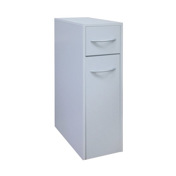 Mehrzweckschrank schmal Thekla Weiß 
