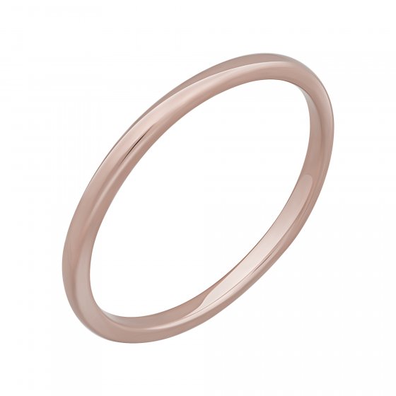 Ring 925 Silber rosé vergoldet Basic Stacking 