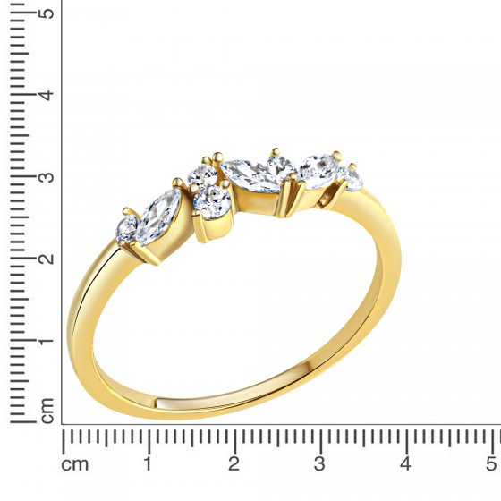 Ring 375/- Gelbgold Zirkonia 