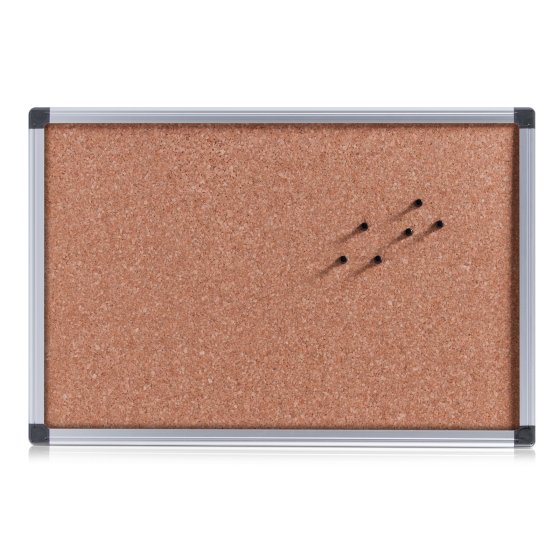 Pinboard mit Alurahmen Kork 