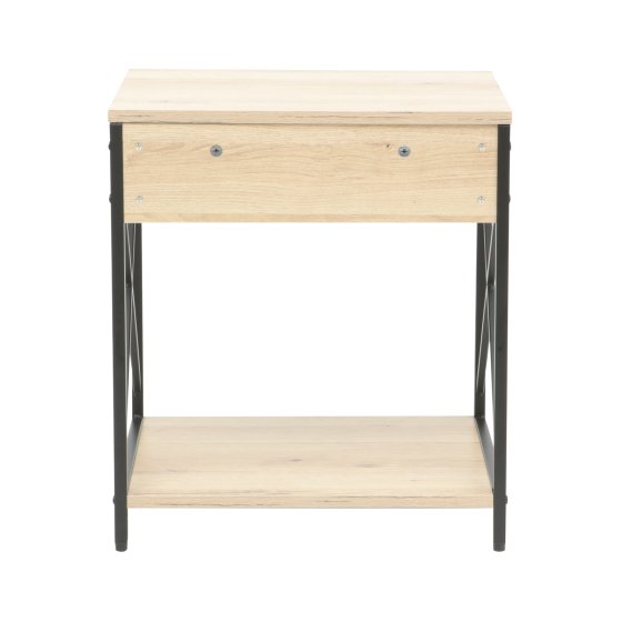Beistelltisch Cedrik Artisaneiche-Schwarz 