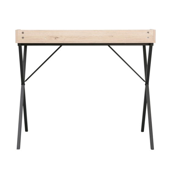 Schreibtisch Cedrik Artisaneiche-Schwarz 