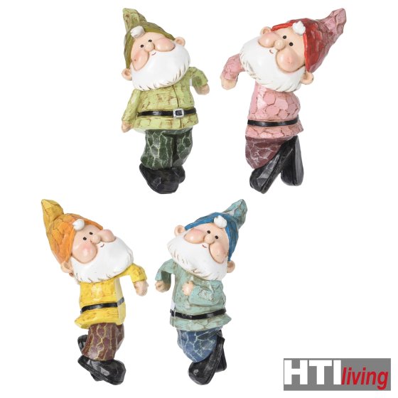 Gartenzwerg-Topfanhänger Kunststein 