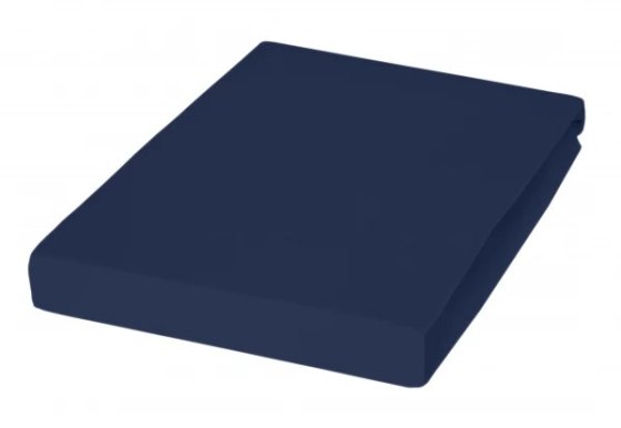 Topper Spannbetttuch Elastic Jersey Janine marine | 200x200