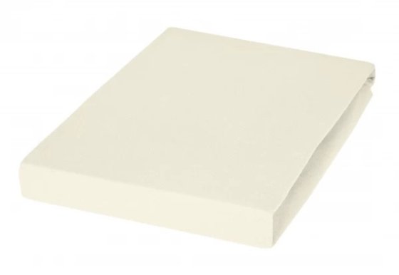 Spannbetttuch Mako Feinjersey Janine natur | 180-200x200 cm