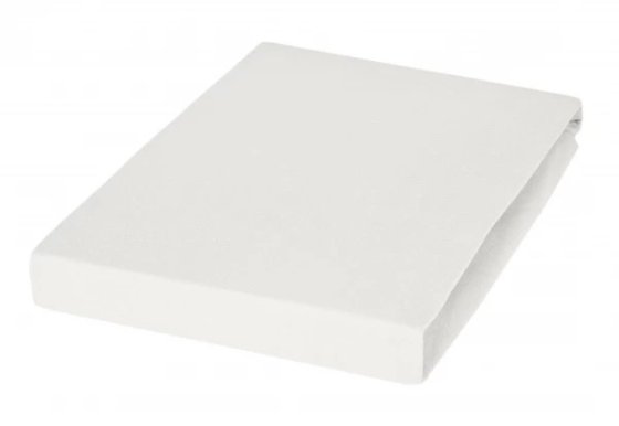 Spannbetttuch Mako Feinjersey Janine ecru | 180-200x200 cm