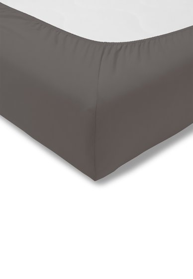 Spannbetttuch Feinjersey ESTELLA graphit | 100x220