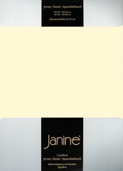 Spannbetttuch Elastic Jersey 5002 Janine champagner | 200x200