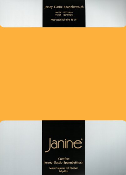 Spannbetttuch Elastic Jersey 5002 Janine sonnengelb | 200x200