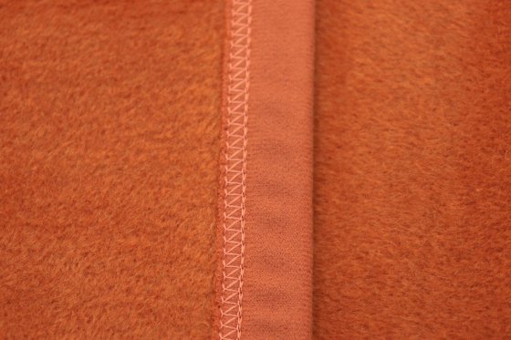 Wohndecke Unicolour Biederlack terracotta | 150x200