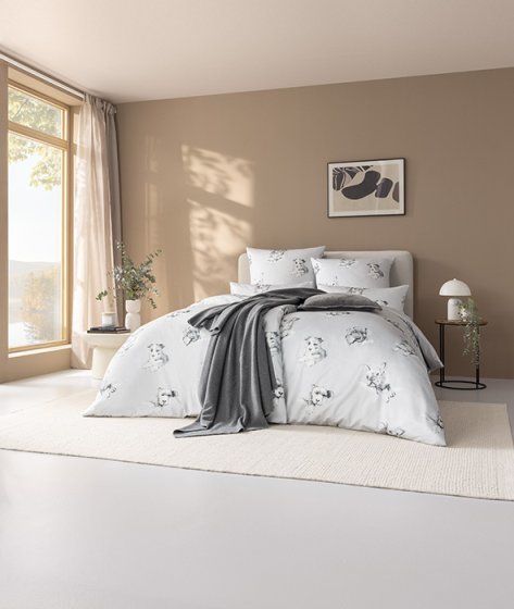 Bettwäsche Mako-Satin Dogs ESTELLA 