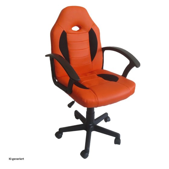 Schreibtischstuhl höhenverstellbar Daytona Junior Orange 