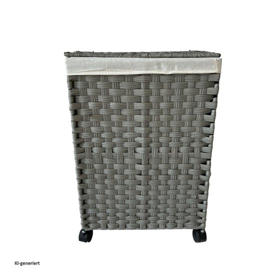 Wäschesammler 40 Liter Briena Grau 