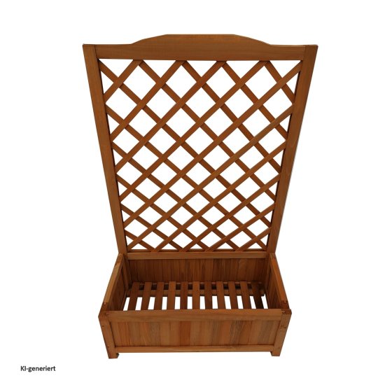Pflanzkasten mit Rankgitter aus Holz Blumenkasten für Terrasse und Balkon 