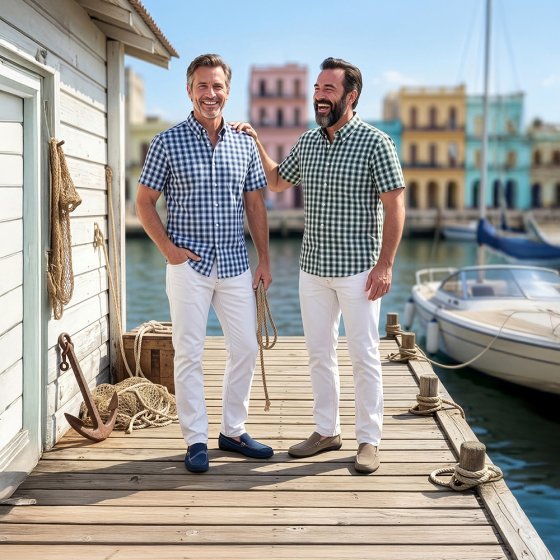 Pflegeleichtes Stretchhemd 3XL (47/48) | Blau