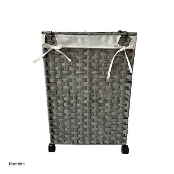 Wäschesammler 40 Liter Briena Grau 
