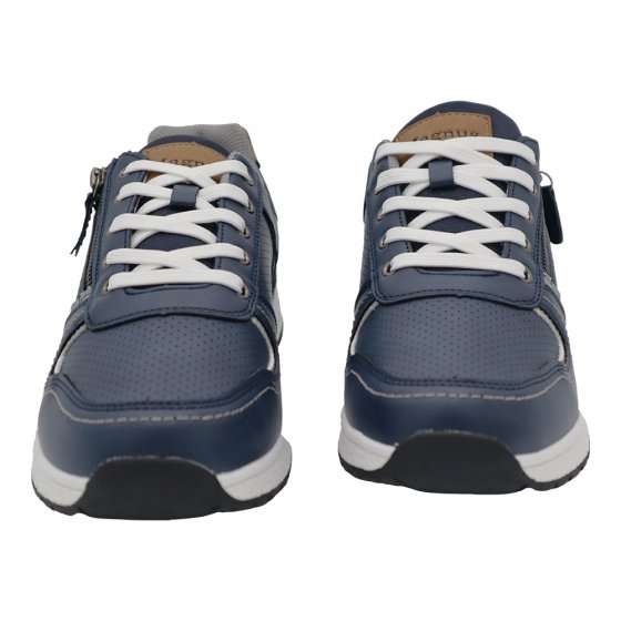 Schnürschuh mit Reißverschluss 46 | Blau