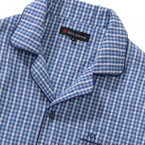 Leichter Seersucker-Pyjama  