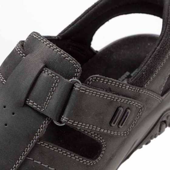 Herren Klettsandale 46 | Schwarz