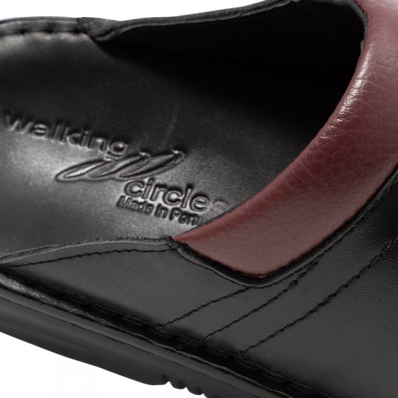 Klassische Leder Pantolette 