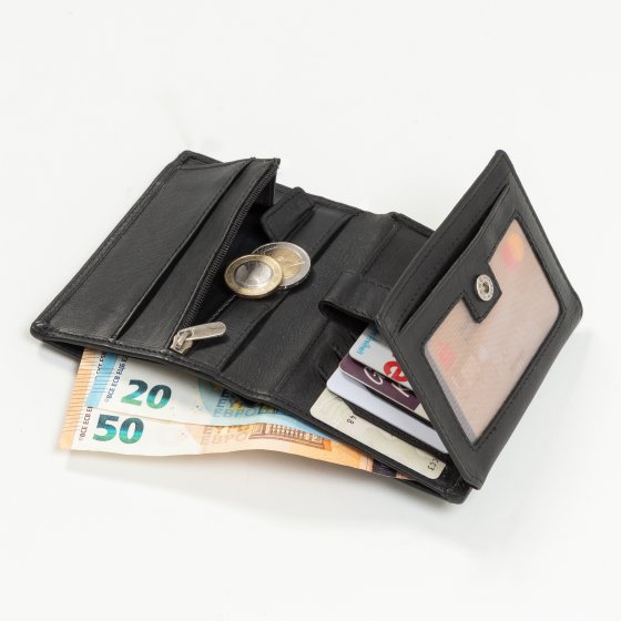 Ledergeldbörse mit RFID + BOX 