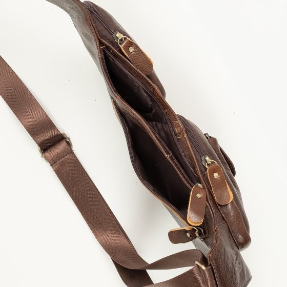 Herren Leder Cross Bag 