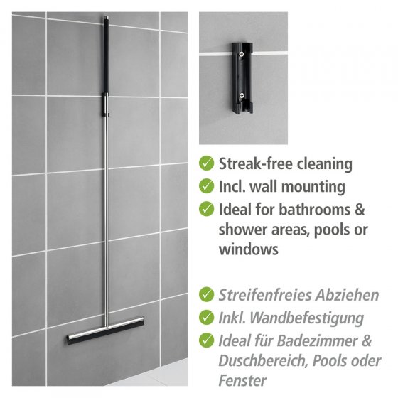 Edelstahl Boden-und Fensterwischer Mod. Rosole, große Wischbreite