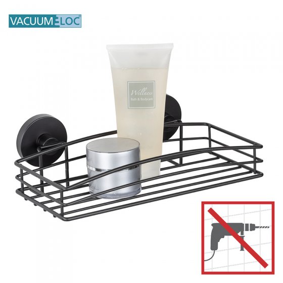Mod. Vacuum-Loc® Wandablage Schwarz, Befestigen ohne bohren