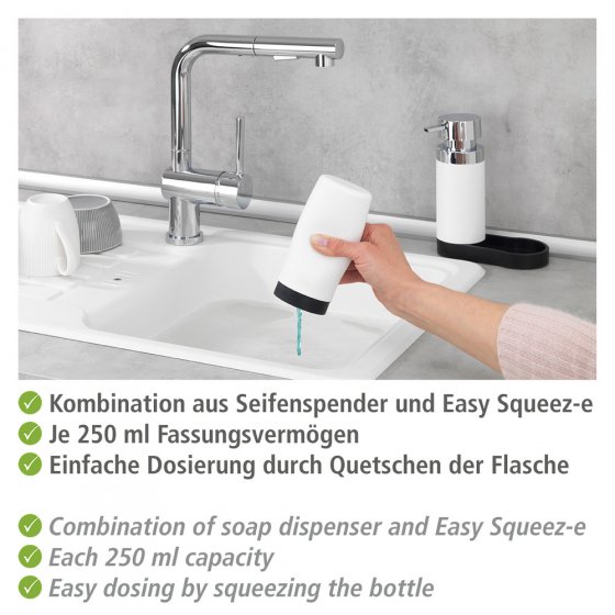 Spülstation Mod. Easy Squeez-e Weiß, Spülbecken-Organizer 