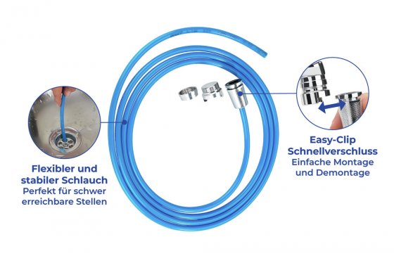 Power Rohr-frei Mod. Twister, Rohrreinigungsschlauch 