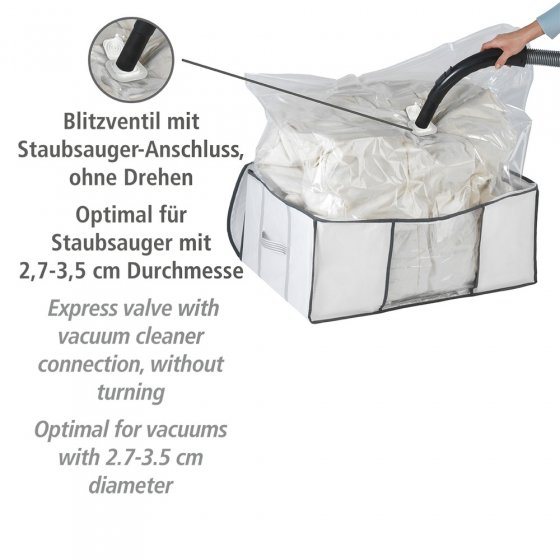 Vakuum Soft Box L, bis zu 75 % Platzersparnis