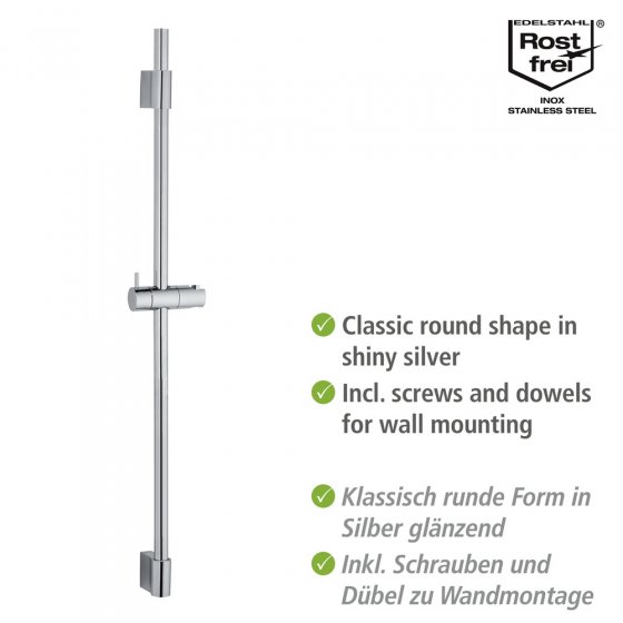 Duschstange Mod. Classic Chrom 90 cm, Länge Stange: 90 cm 