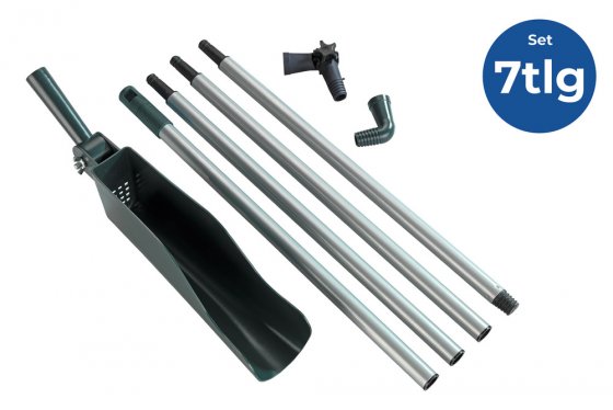 Dachrinnenschaufel Mod. Maxi, Dachrinnenreiniger mit Teleskopstiel 