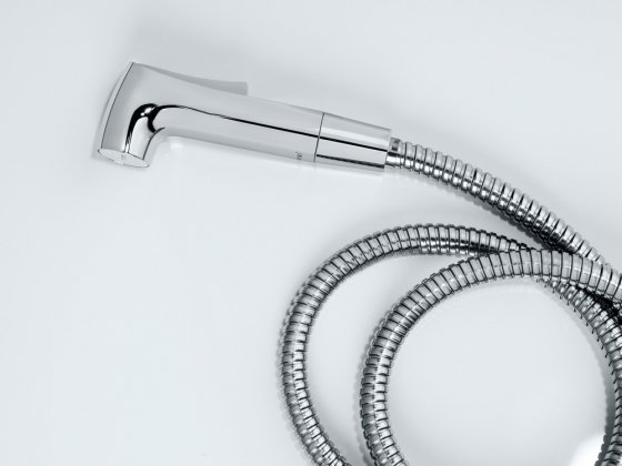 Bidet-Set Watersaving, inkl. Handbrause, Schlauch & Wandhalterung 