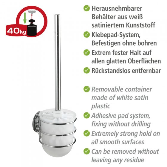 Turbo-Loc® WC-Garnitur, Befestigen ohne bohren