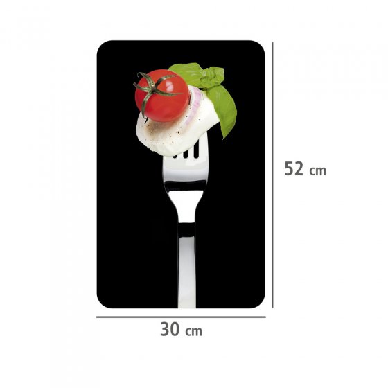 Herdabdeckplatte Universal Caprese 2er Set, für alle Herdarten
