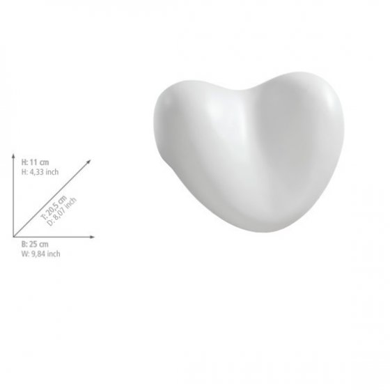 Kopf- und Nackenkissen Mod. Tropic White, für die Badewanne 