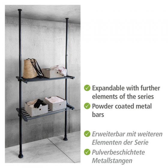 Regalboden Mod. Herkules Schwarz, passend zum Teleskop-System Herkules