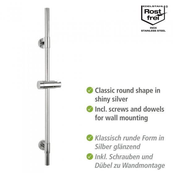 Duschstange Mod. Basic Chrom, 66 cm 
