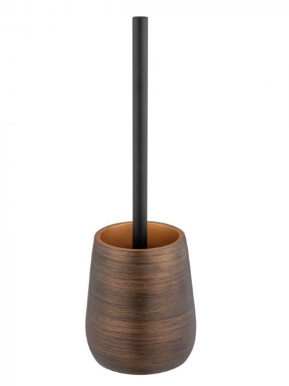 WC-Garnitur Mod. Palena Bronze, inkl. WC-Bürste, Bürstenkopf auswechselbar