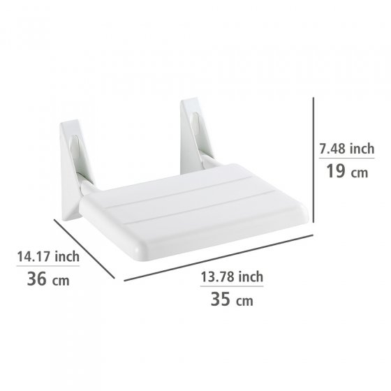 Duschklappsitz Mod. Secura, 120 kg Tragkraft