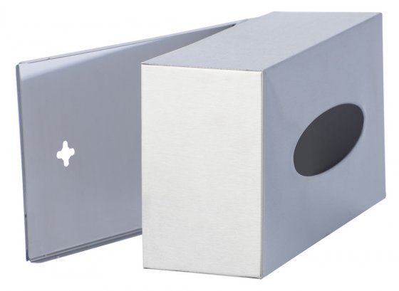 Edelstahlbox für Kosmetiktücher Edelstahl, rostfrei