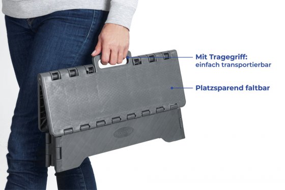 Klapp-Trittstufe Mod. Secura, klappbare Badstufe