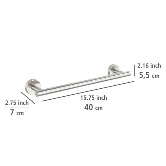 Badetuchstange Mod. Bosio Edelstahl Matt, rostfrei, 40 cm 