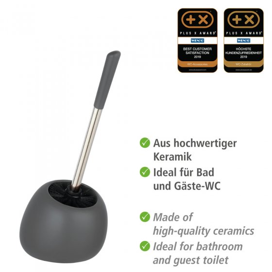 WC-Garnitur Mod. Polaris Grau matt, aus hochwertiger Keramik