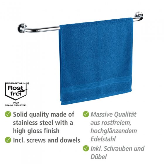 Badetuchstange Mod. Basic 80 cm, extra lange Handtuchstange